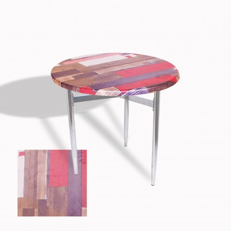 Venedik Masa Yuvarlak Çap 70 Kromnikel (Werzalit, Wermodin veya Allzalit Tabla)