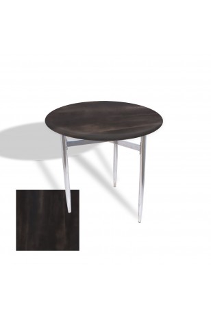 Venedik Masa Yuvarlak Çap 70 Kromnikel (Werzalit, Wermodin veya Allzalit Tabla)