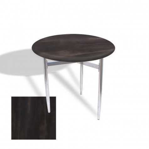 Venedik Masa Yuvarlak Çap 70 Kromnikel (Werzalit, Wermodin veya Allzalit Tabla)