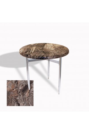 Venedik Masa Yuvarlak Çap 70 Kromnikel (Werzalit, Wermodin veya Allzalit Tabla)