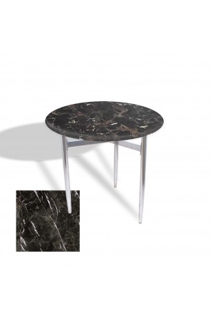 Venedik Masa Yuvarlak Çap 70 Kromnikel (Werzalit, Wermodin veya Allzalit Tabla)