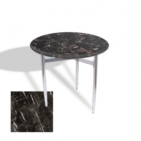 Venedik Masa Yuvarlak Çap 70 Kromnikel (Werzalit, Wermodin veya Allzalit Tabla)