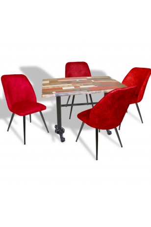 Çipa – Nilüfer Mutfak Masa Takımı - 80x140 (Werzalit, Wermodin ve Allzalit Tabla)