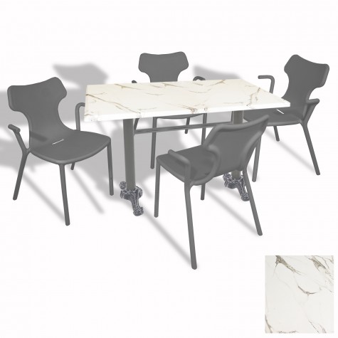 Çipa Döküm Ayak - Play Polipropilen Masa Takımı - 70x120  (Werzalit, Wermodin veya Allzalit Tabla)