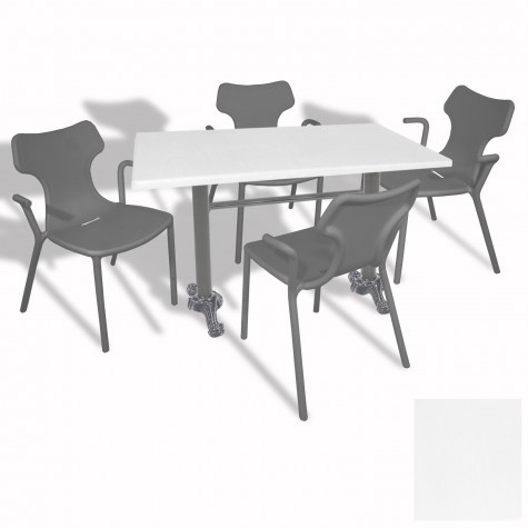 Çipa Döküm Ayak - Play Polipropilen Masa Takımı - 70x120  (Werzalit, Wermodin veya Allzalit Tabla)