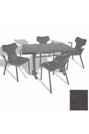 Çipa Döküm Ayak - Play Polipropilen Masa Takımı - 70x120  (Werzalit, Wermodin veya Allzalit Tabla)