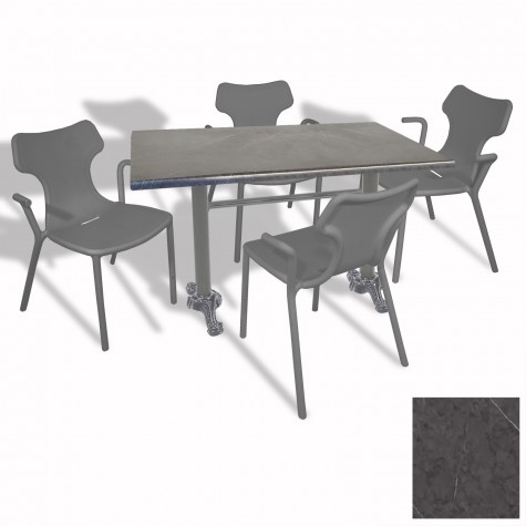 Çipa Döküm Ayak - Play Polipropilen Masa Takımı - 70x120  (Werzalit, Wermodin veya Allzalit Tabla)