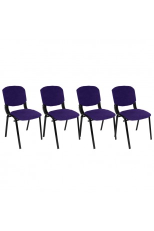 Form Ofis ve Toplantı Sandalyesi (Kumaş) (4 Adet)