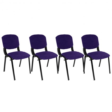 Form Ofis ve Toplantı Sandalyesi (Kumaş) (4 Adet)