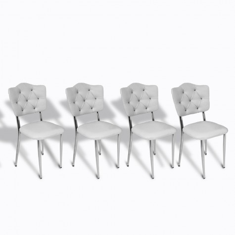 Klas Sandalye - Tello Deri (4 Adet)