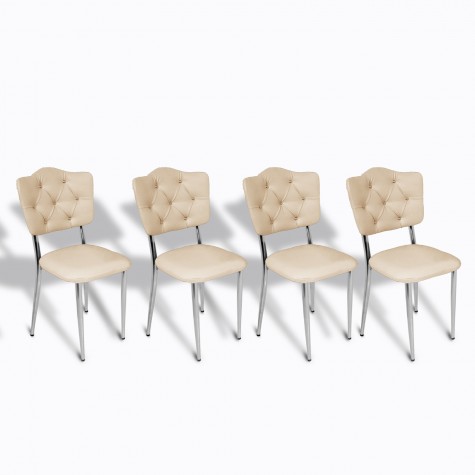 Klas Sandalye - Tello Deri (4 Adet)