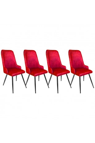 Çırağan Sandalye (ESB Siyah Ayak) (4 adet)