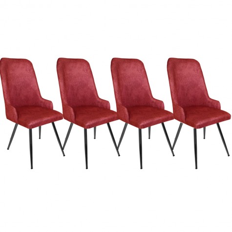 Çırağan Sandalye (ESB Siyah Ayak) (4 adet)