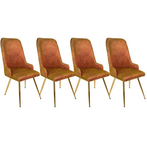 Çırağan Sandalye Gold  (4adet)