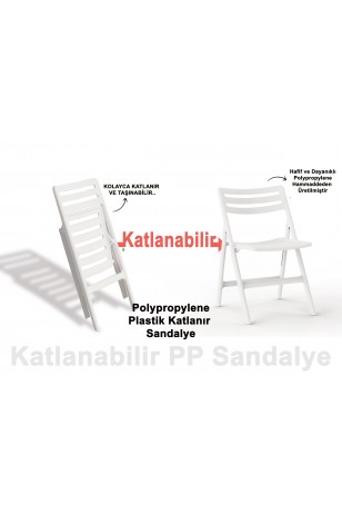 Polipropilen Katlanır Sandalye - (4 Adet Fiyatıdır)